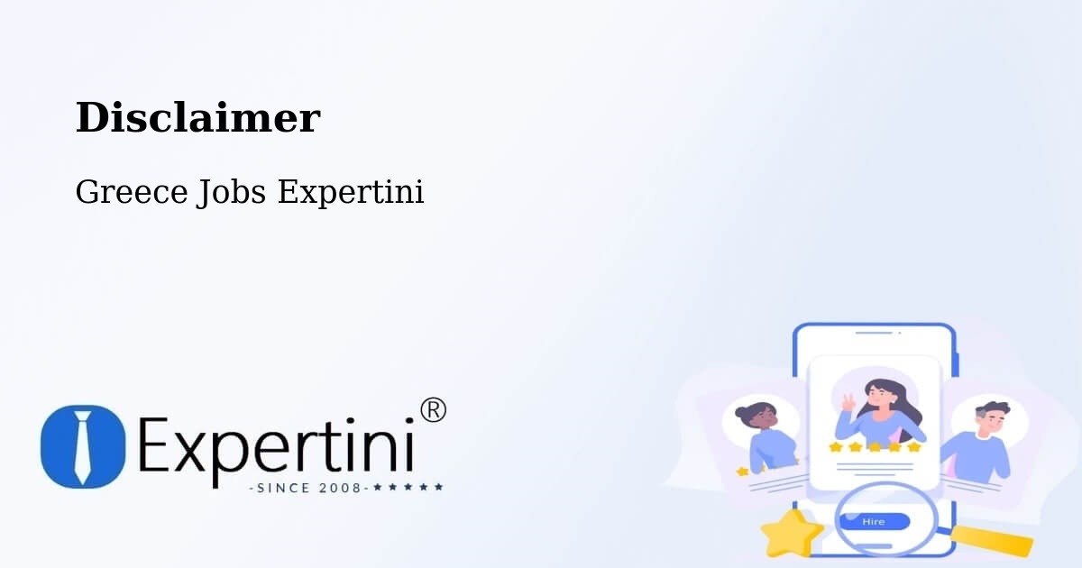 Disclaimer – Paramythiá - Greece Jobs Expertini